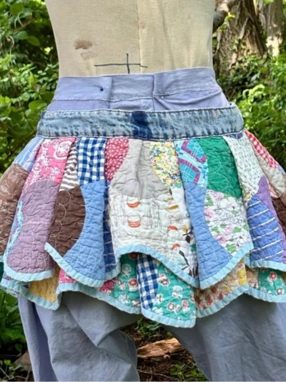 Handmade quilt belt bag
